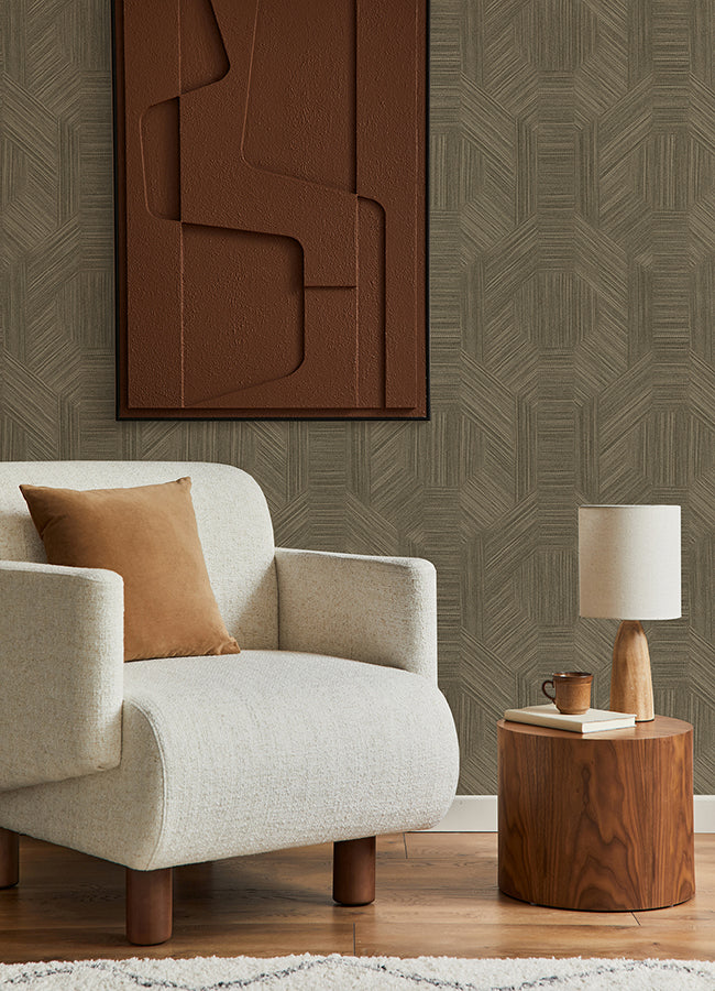 Buy Excel Wallpaper Transitional Twill In Grey Online